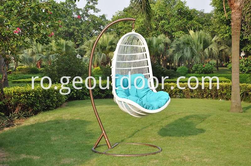 Garden PE Rattan Swing Set